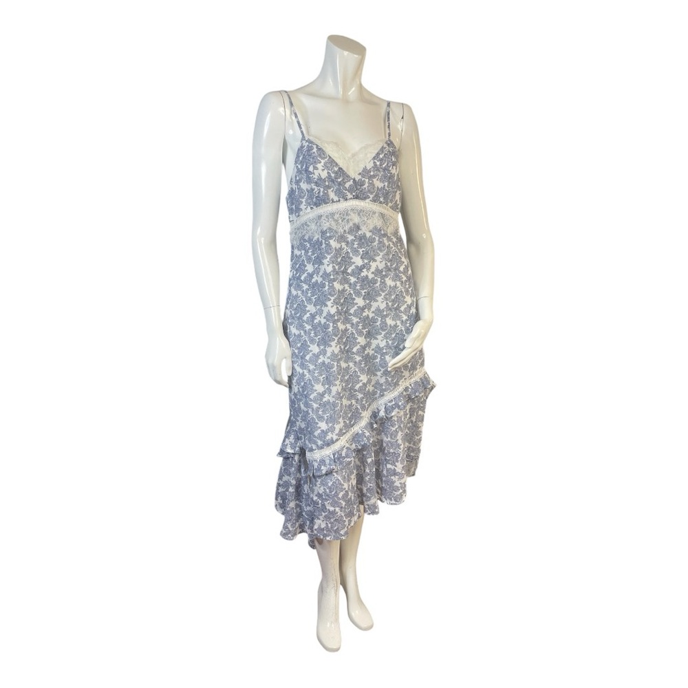 Blue Floral Nadia Dress By N12H